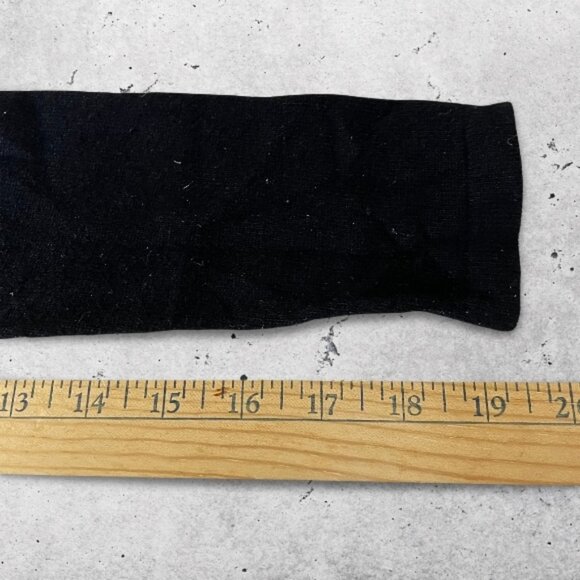 French Connection Sweater Dress Ribbed Knit Fabric Functional Pockets Black W XS - Picture 6 of 8